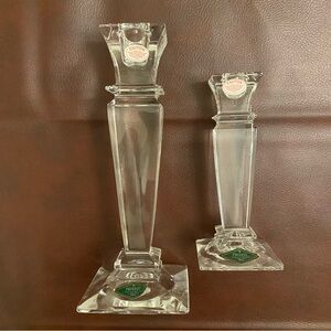 Shannon Crystal Designs of Ireland Candle Holders